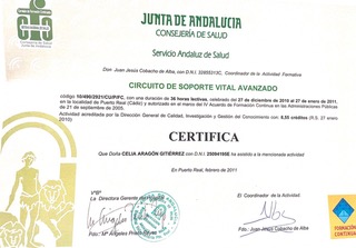 Soporte vital avanzado.